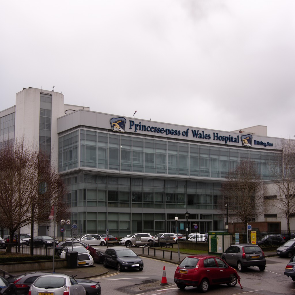 AI-generated illustration of Princess of Wales Hospital