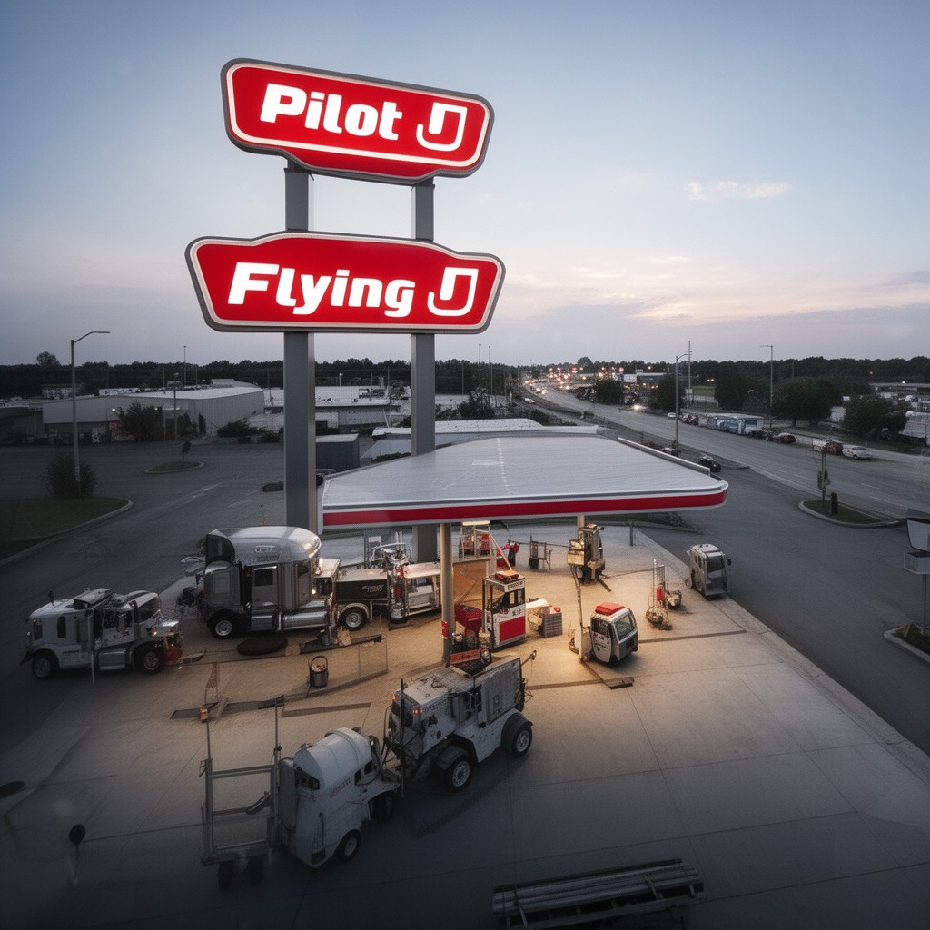 AI-generated illustration of Pilot Flying J
