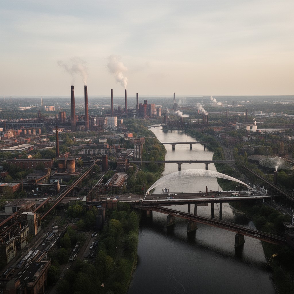 AI-generated illustration of Ruhr