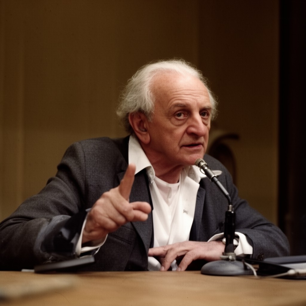 AI-generated illustration of Jean-Pierre Marielle