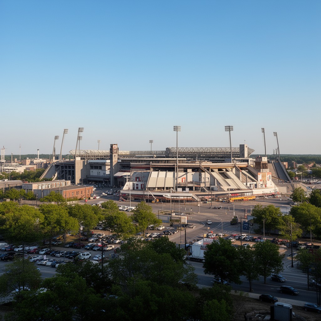 AI-generated illustration of Atlanta–Fulton County Stadium