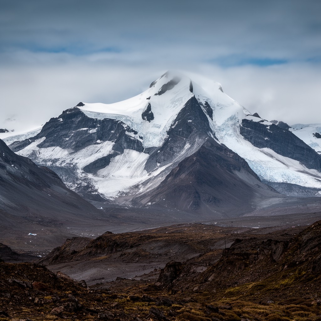 AI-generated illustration of Mount Paget