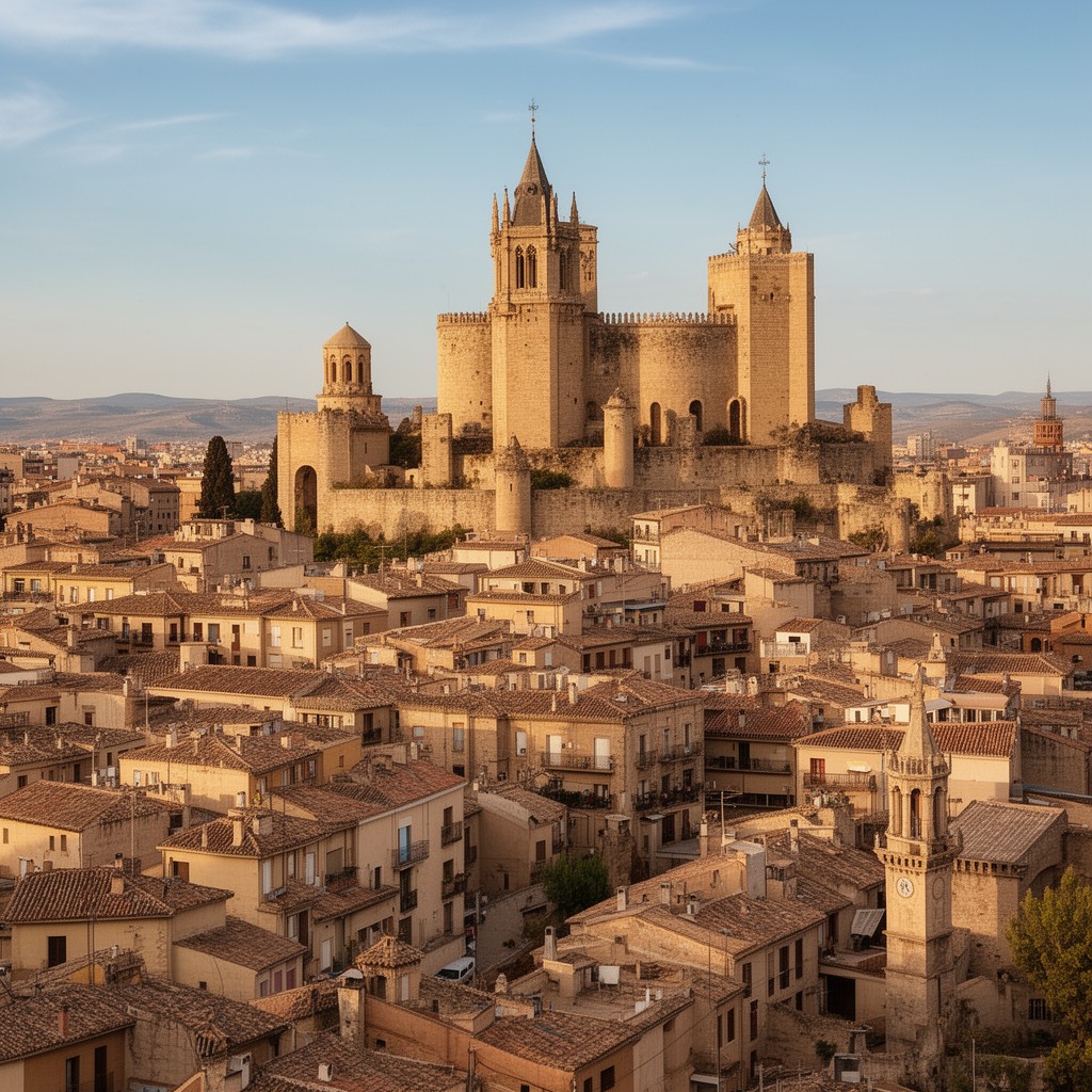 AI-generated illustration of Lleida