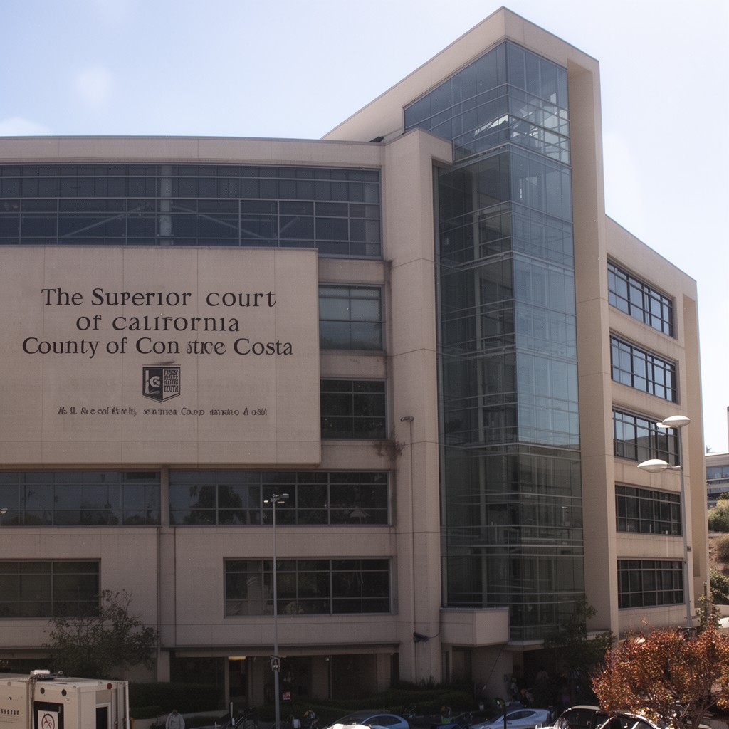 AI-generated illustration of Superior Court of California, County of Contra Costa