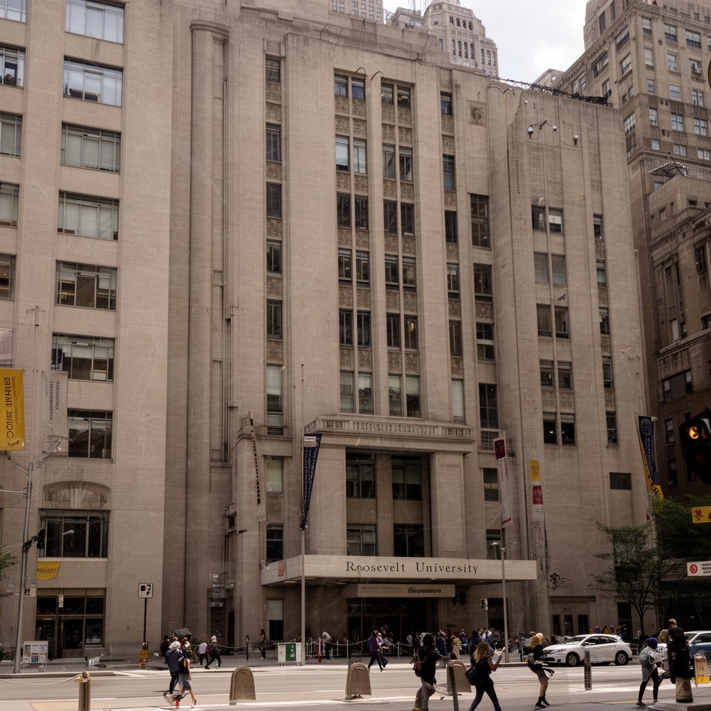 AI-generated illustration of Roosevelt University