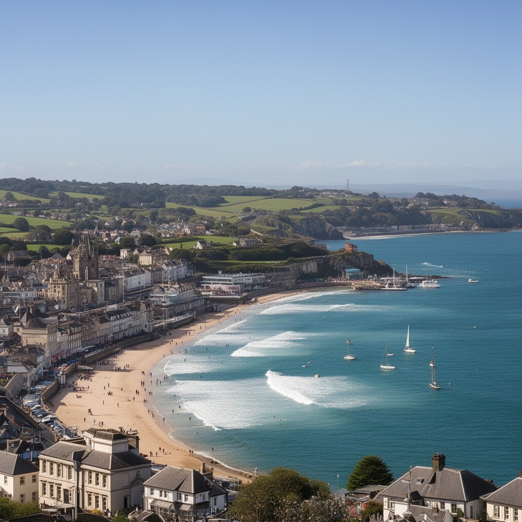 AI-generated illustration of Torquay