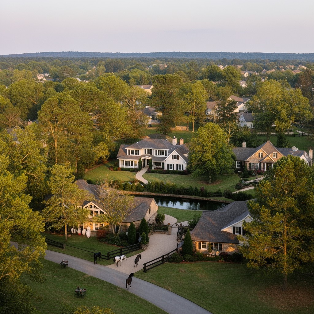 AI-generated illustration of Milton, Georgia