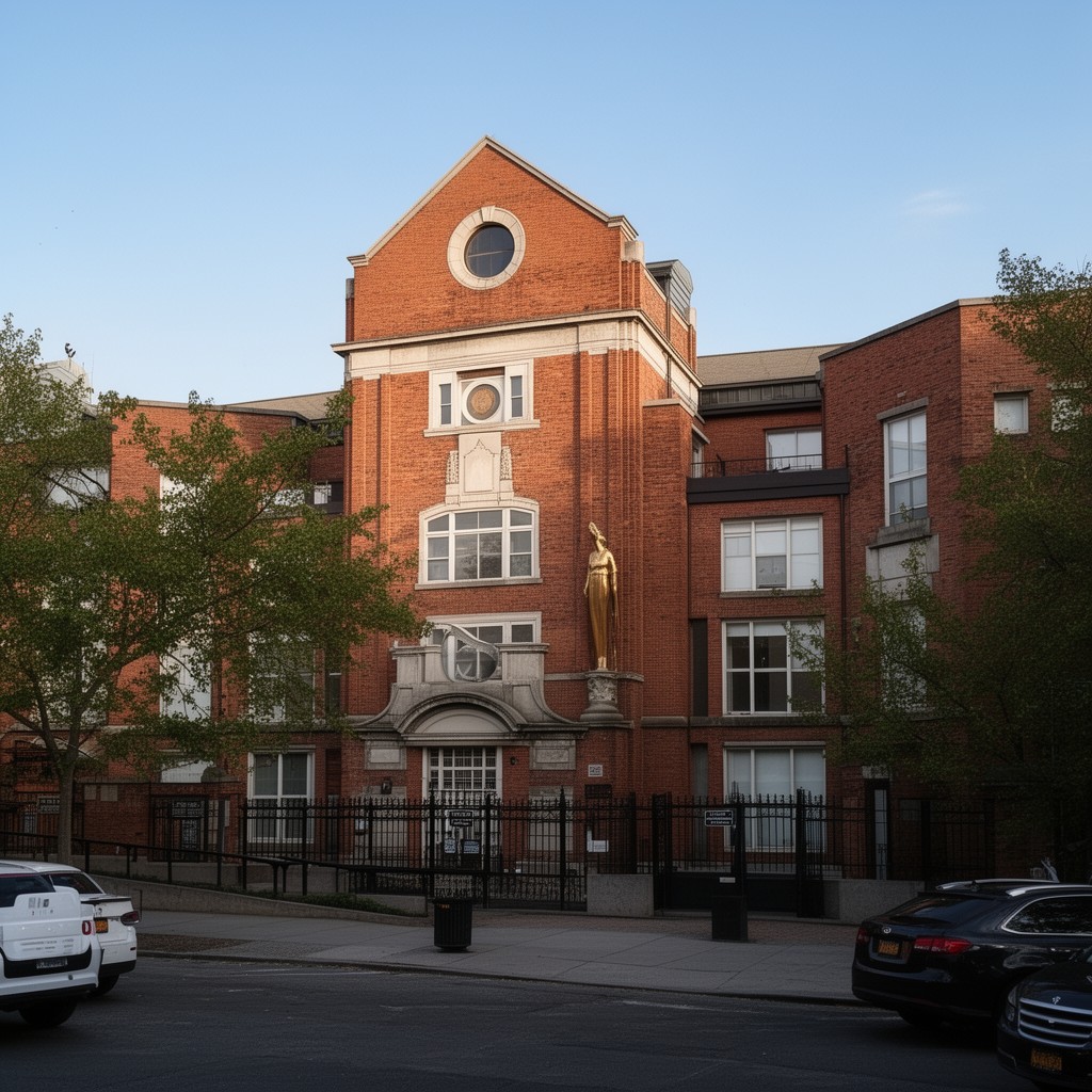 AI-generated illustration of Cardinal Hayes High School