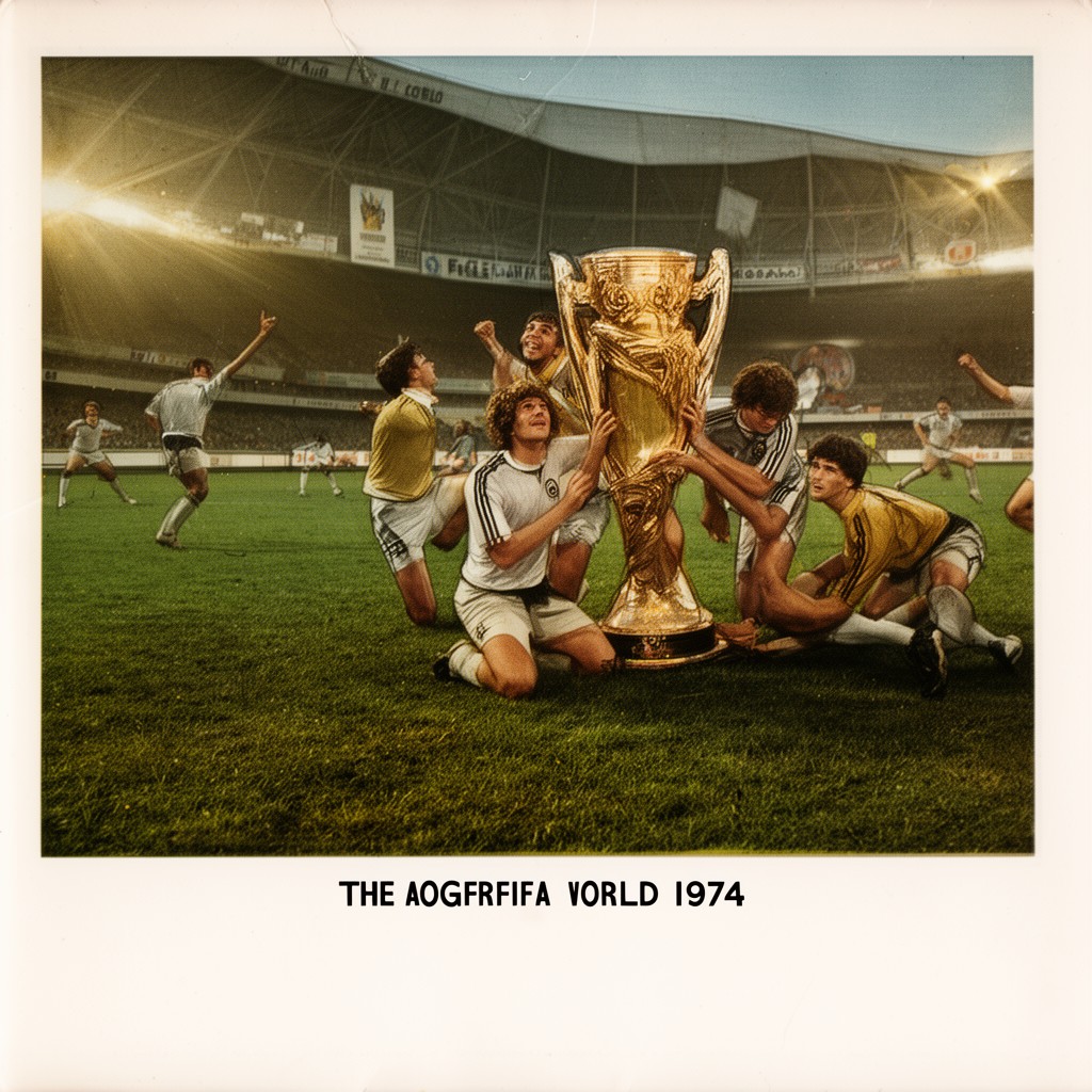 AI-generated illustration of 1974 FIFA World Cup