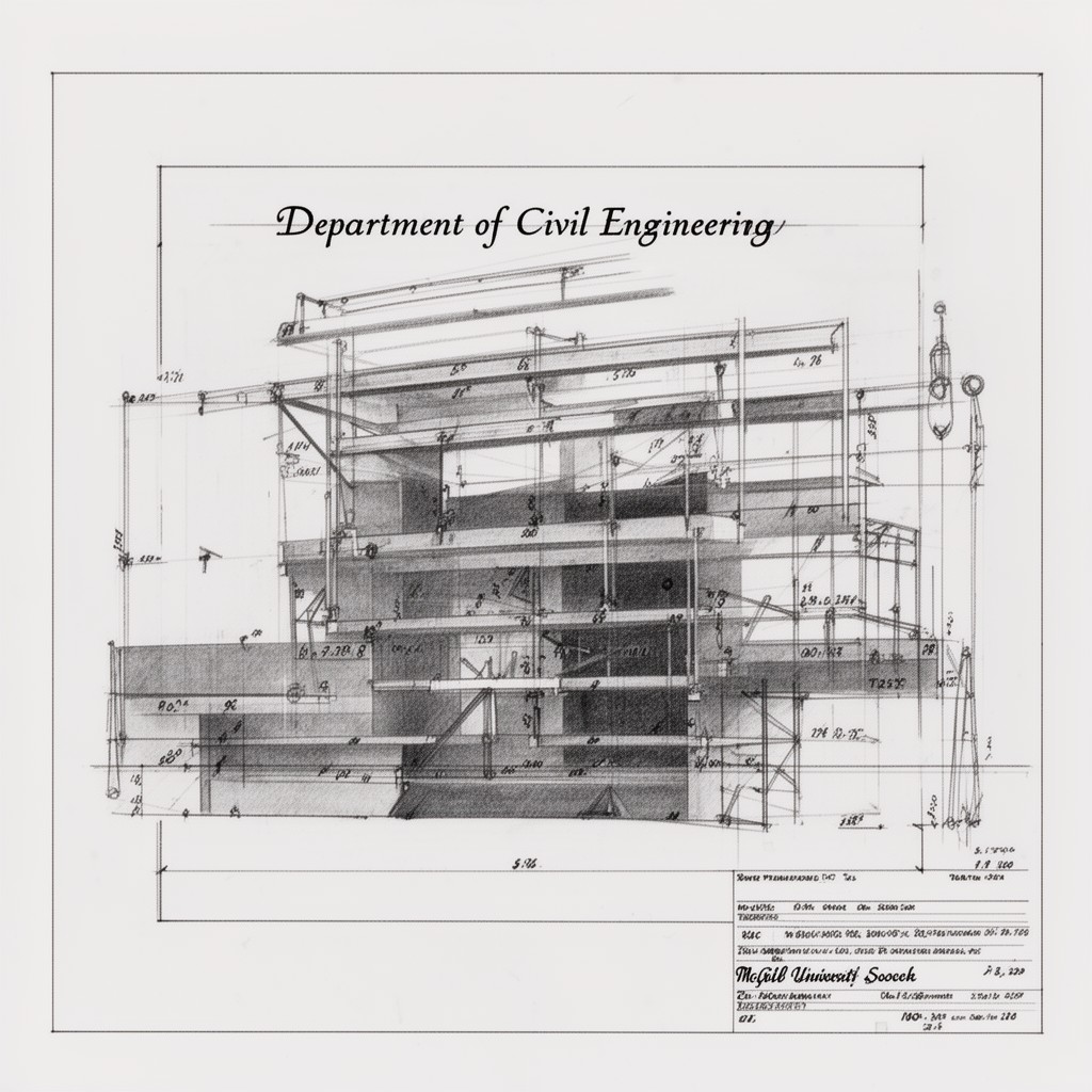 AI-generated illustration of Department of Civil Engineering