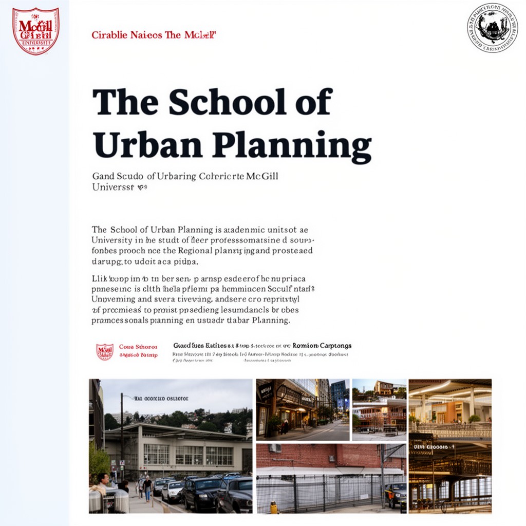 AI-generated illustration of School of Urban Planning