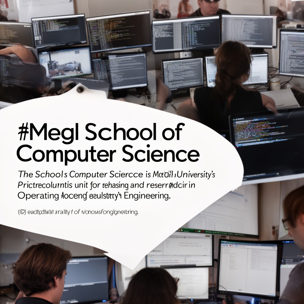 AI-generated illustration of School of Computer Science