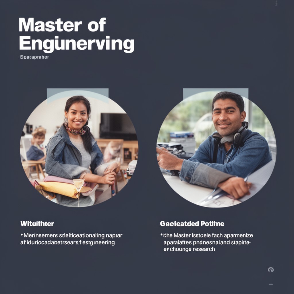 AI-generated illustration of Master of Engineering