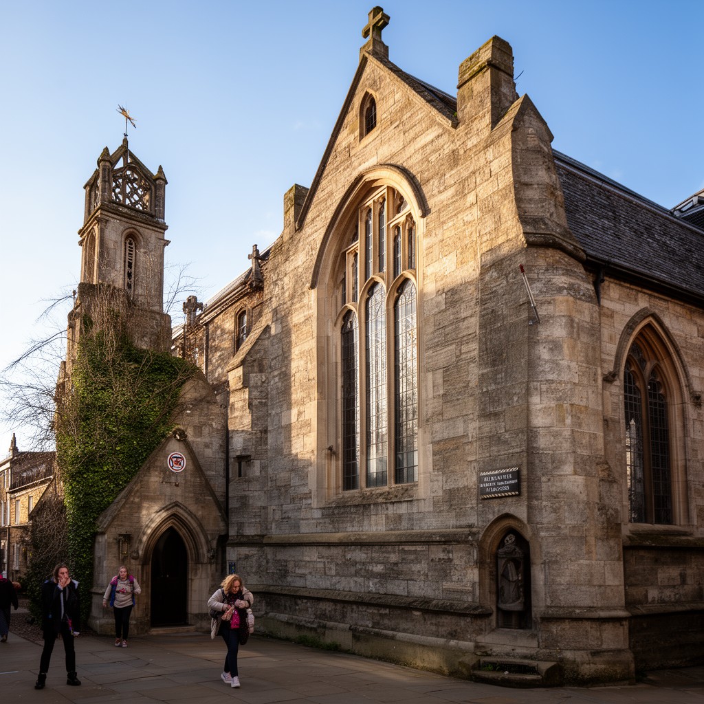 AI-generated illustration of St Mary the Virgin, Hayes