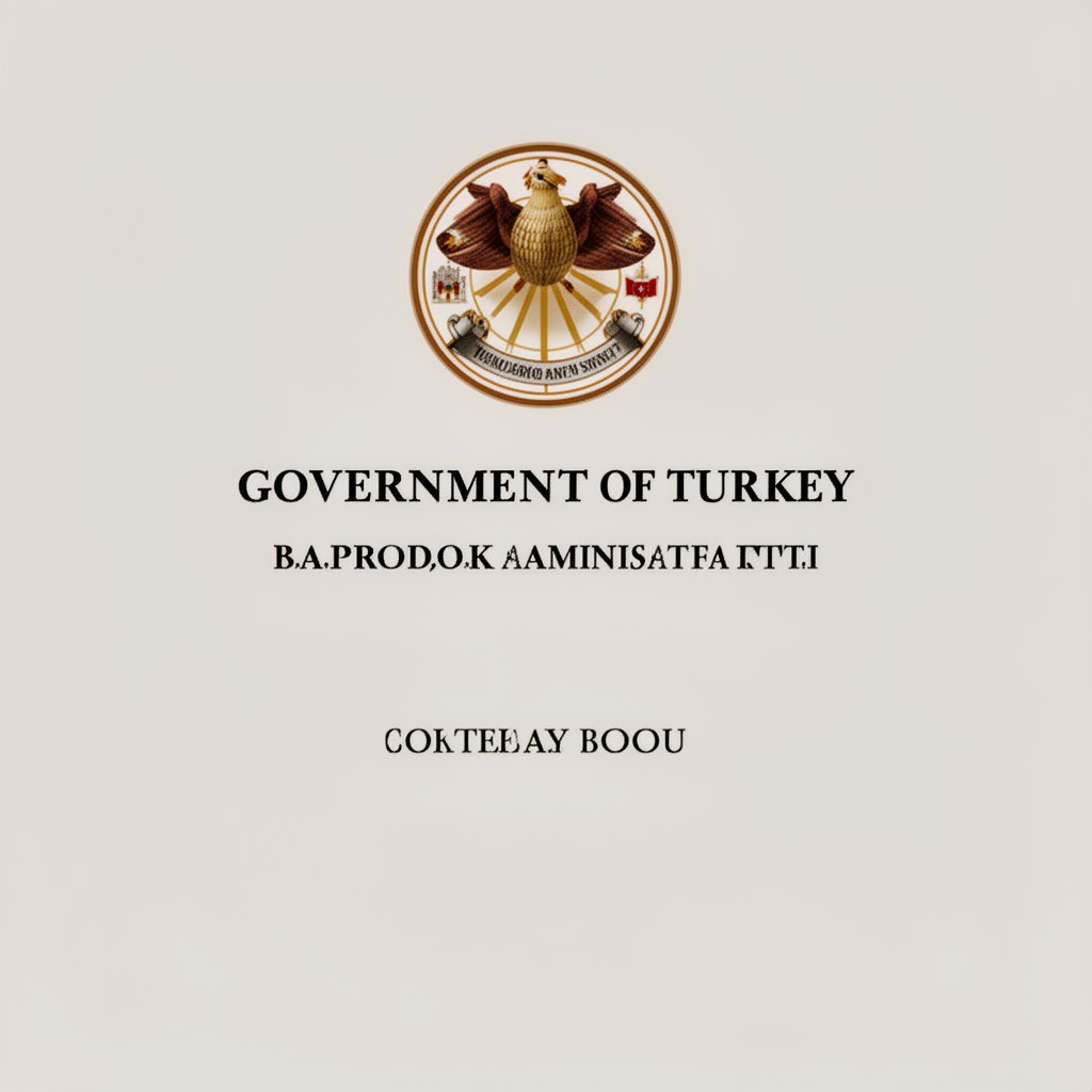 AI-generated illustration of Government of Turkey