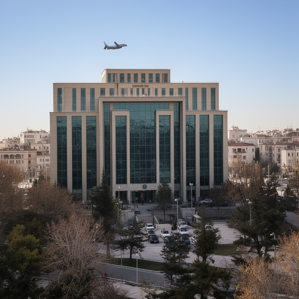 AI-generated illustration of Turkish Armed Forces headquarters