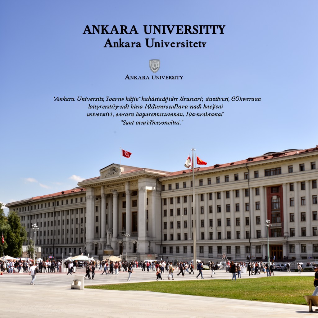 AI-generated illustration of Ankara University