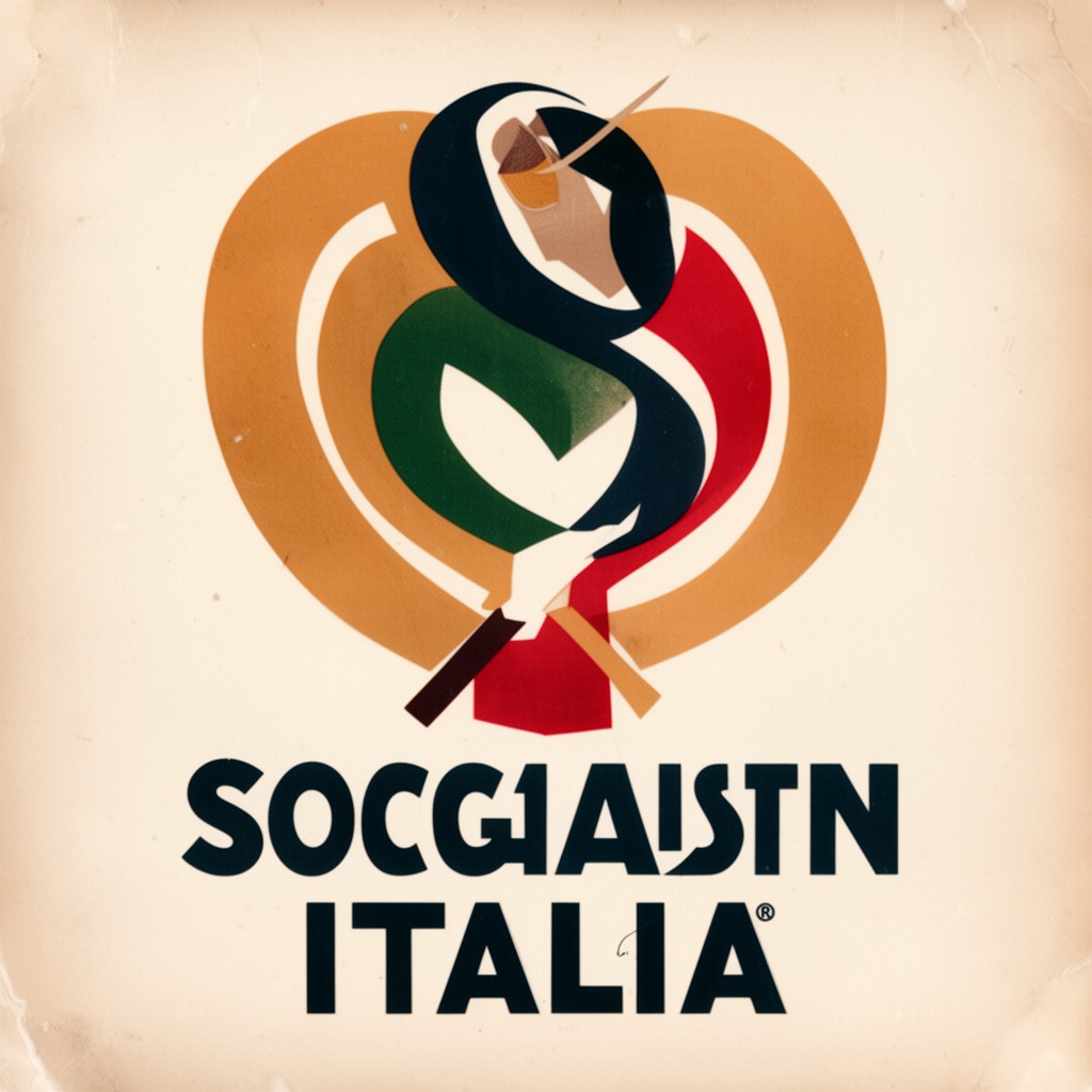 AI-generated illustration of Italian Socialist Party