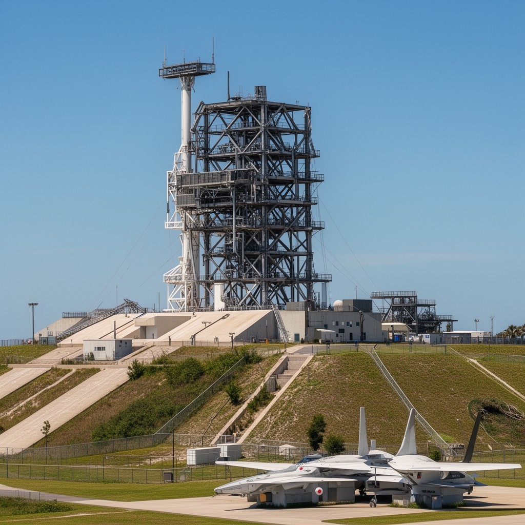AI-generated illustration of Cape Kennedy Air Force Station Launch Complex 19