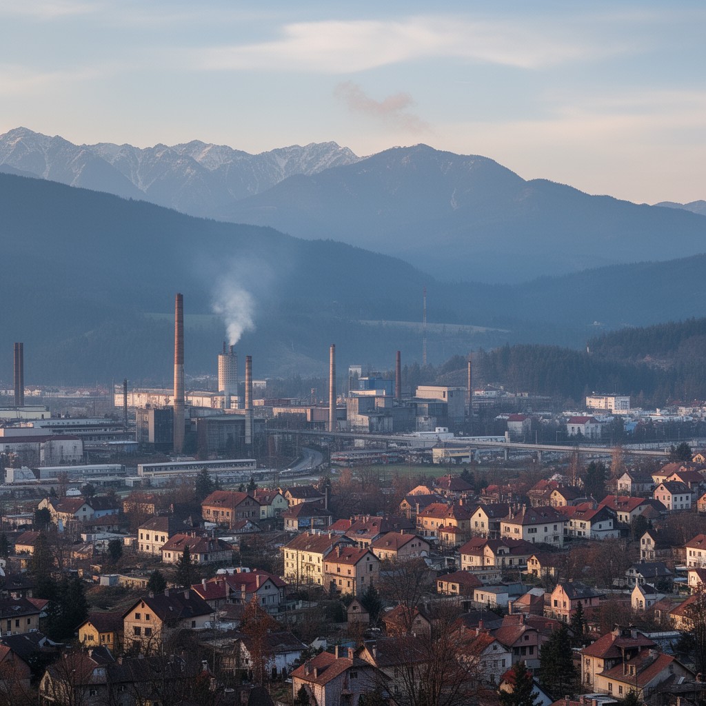 AI-generated illustration of Eastern Slovakia