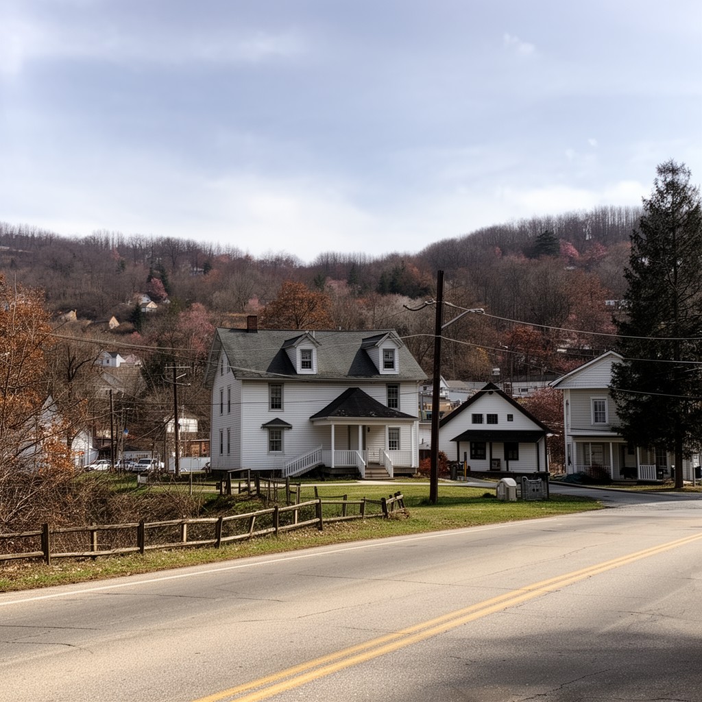 AI-generated illustration of Frewsburg, New York, United States