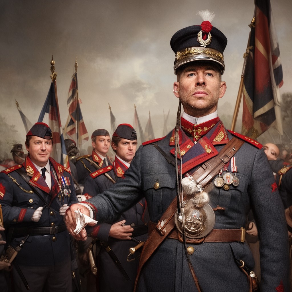 AI-generated illustration of Royal Berkshire Regiment