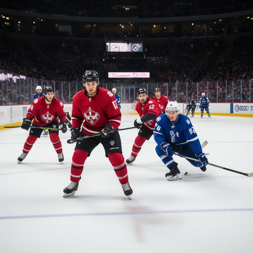 AI-generated illustration of Quebec Major Junior Hockey League