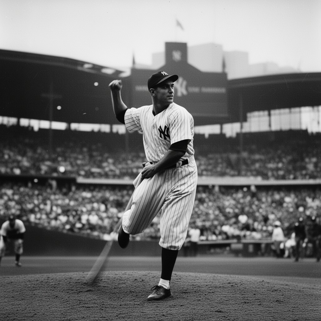 AI-generated illustration of The Yankee Clipper