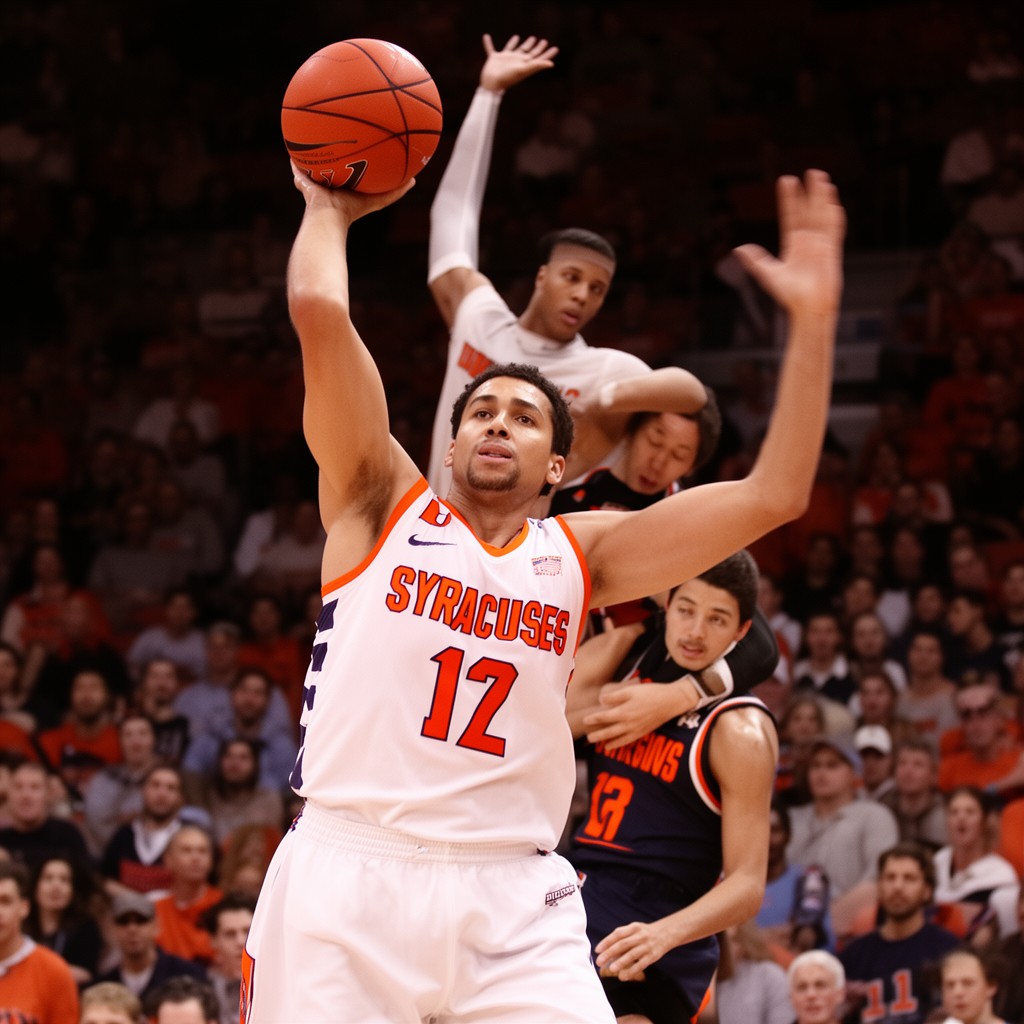 AI-generated illustration of Syracuse Orange men's basketball