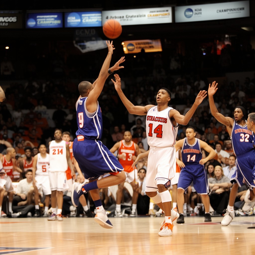 AI-generated illustration of 2003 NCAA Division I men's basketball championship