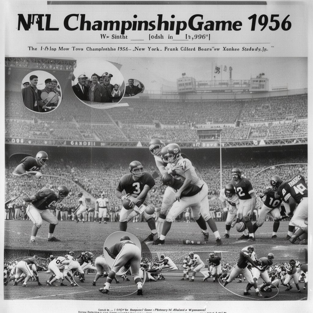 AI-generated illustration of NFL Championship Game 1956
