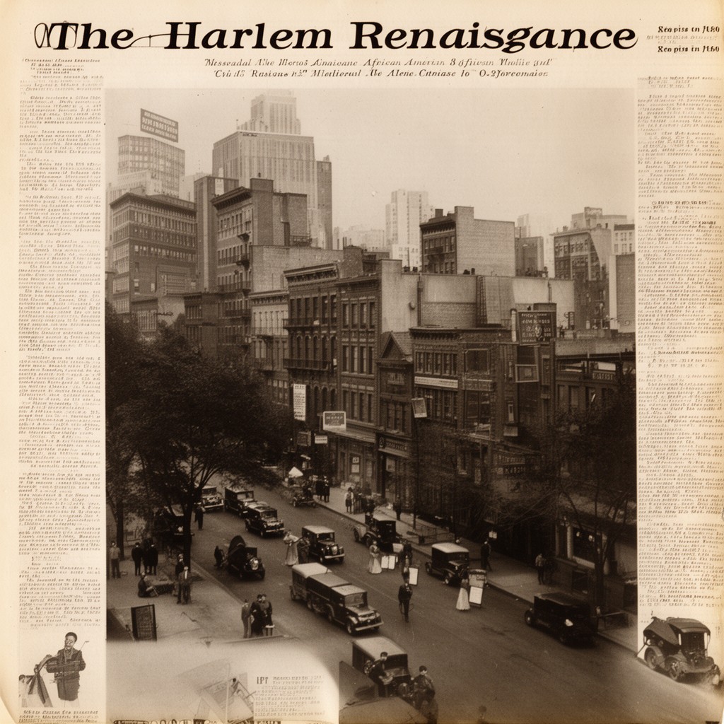 AI-generated illustration of Harlem Renaissance