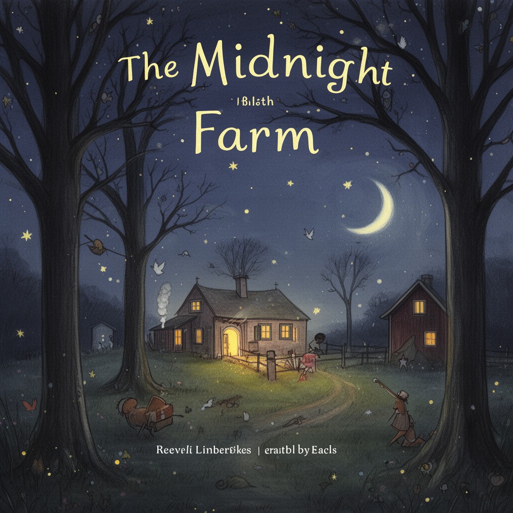 AI-generated illustration of The Midnight Farm