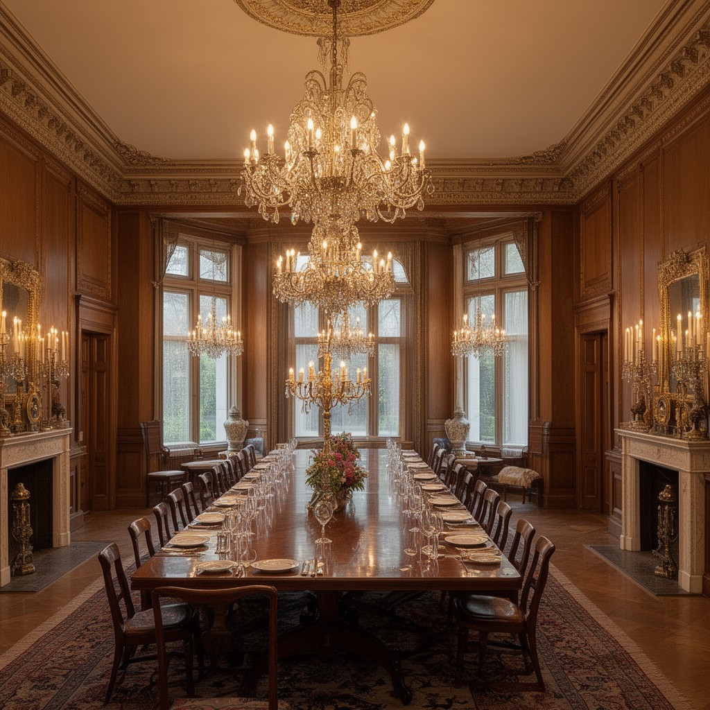 AI-generated illustration of State Dining Room