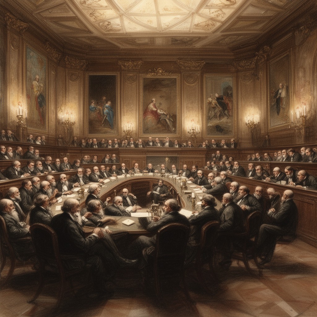 AI-generated illustration of Imperial Council (Reichsrat)
