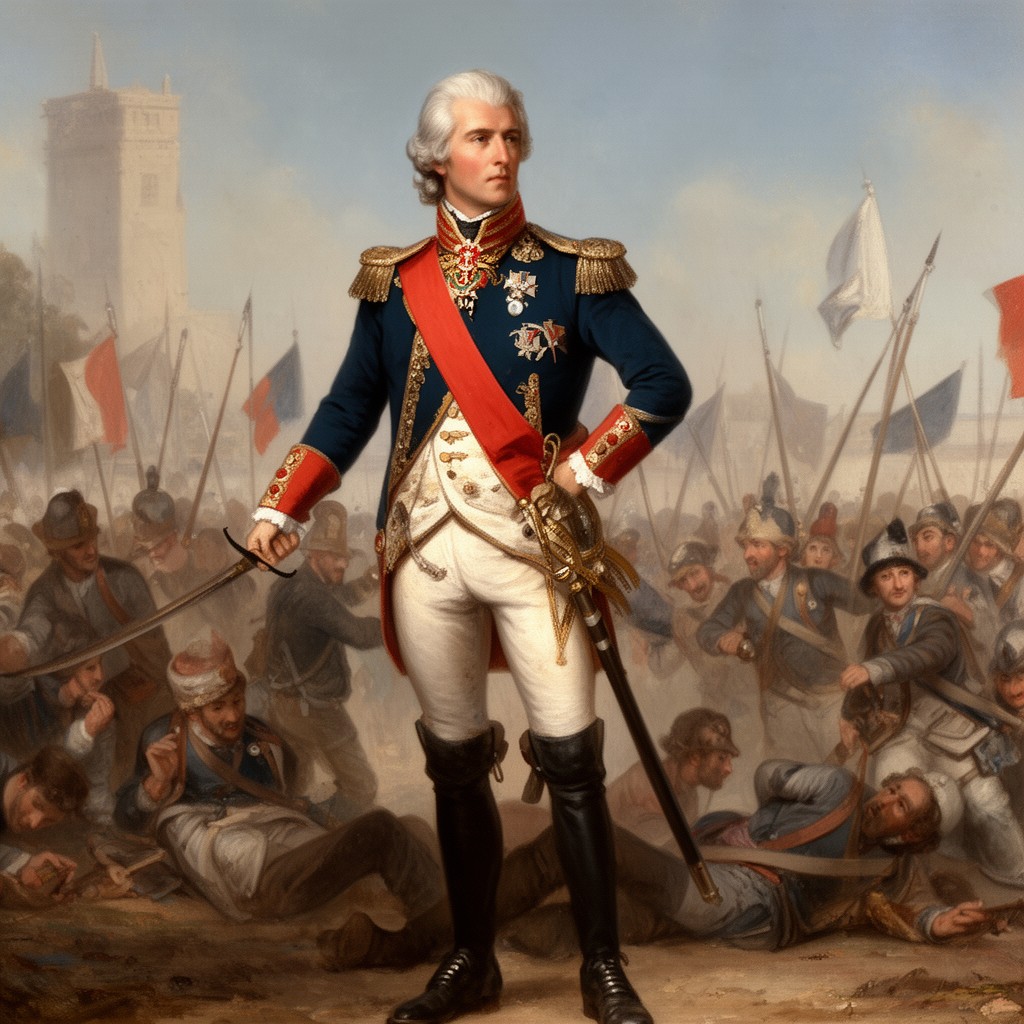 AI-generated illustration of Marshal Tallard