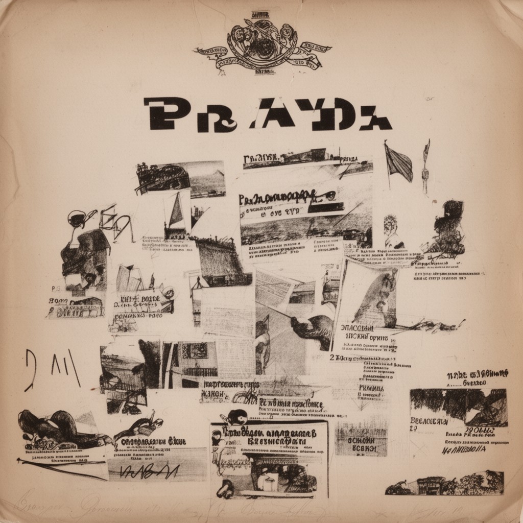 AI-generated illustration of Pravda