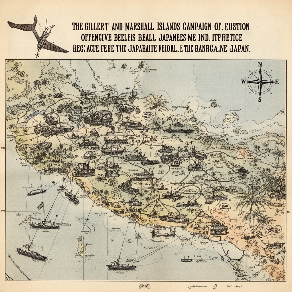 AI-generated illustration of Gilbert and Marshall Islands campaign