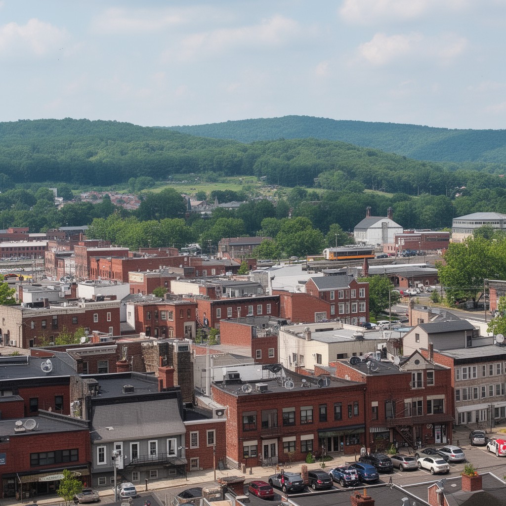 AI-generated illustration of Hagerstown, Maryland