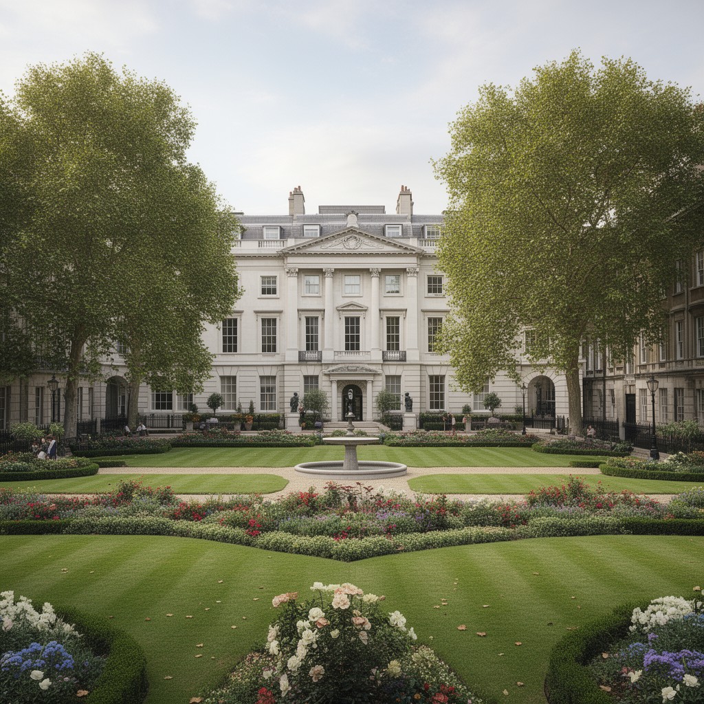 AI-generated illustration of Berkeley Square