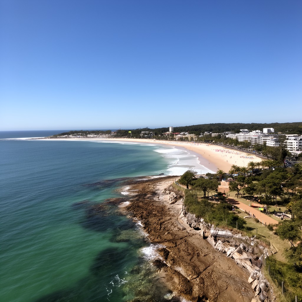 AI-generated illustration of Noosa Heads