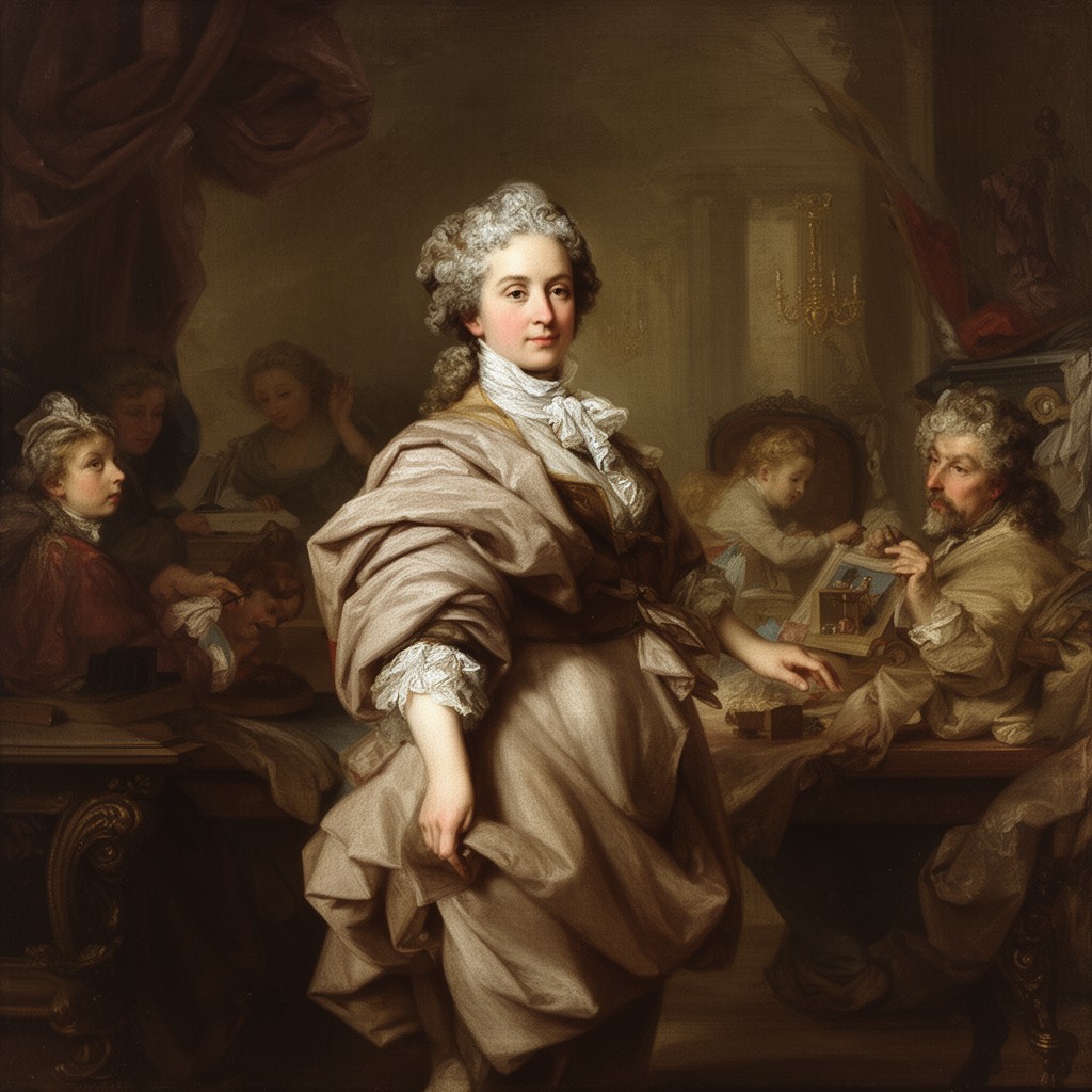 AI-generated illustration of Carle Van Loo