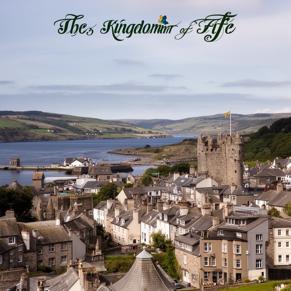 AI-generated illustration of Kingdom of Fife council area