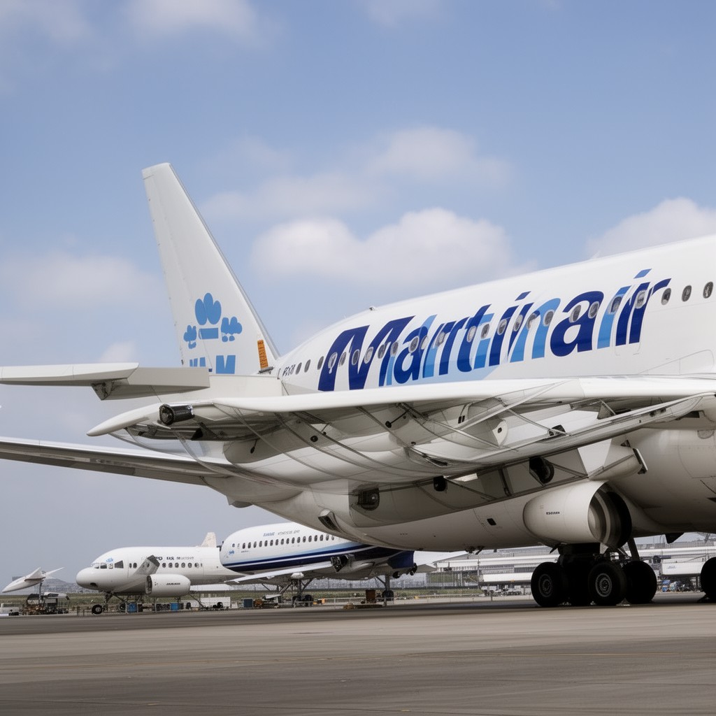 AI-generated illustration of Martinair