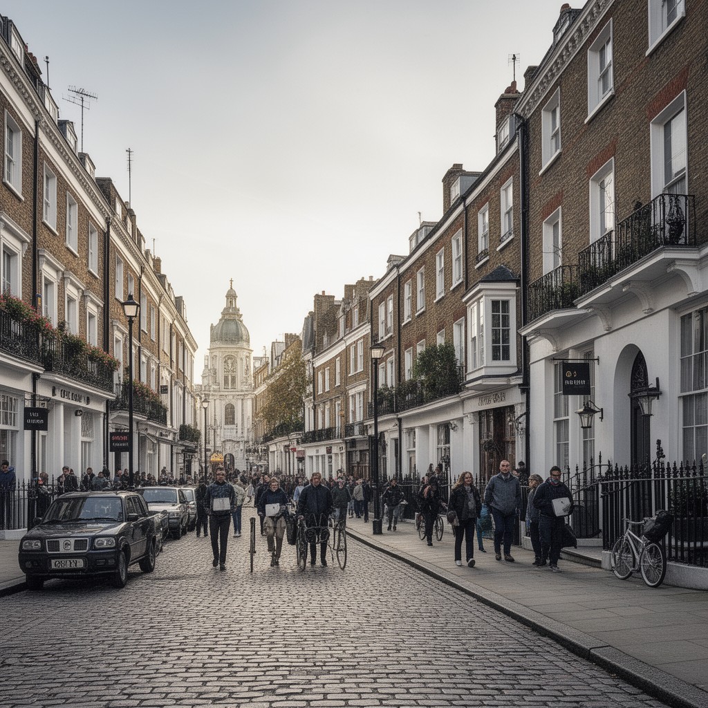AI-generated illustration of Chelsea, London, England