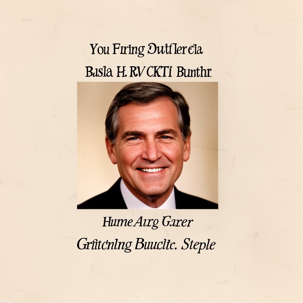 AI-generated illustration of Bush