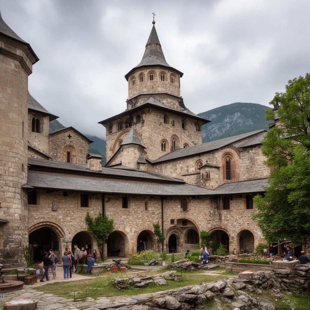 AI-generated illustration of Patriarchate of Peć Monastery