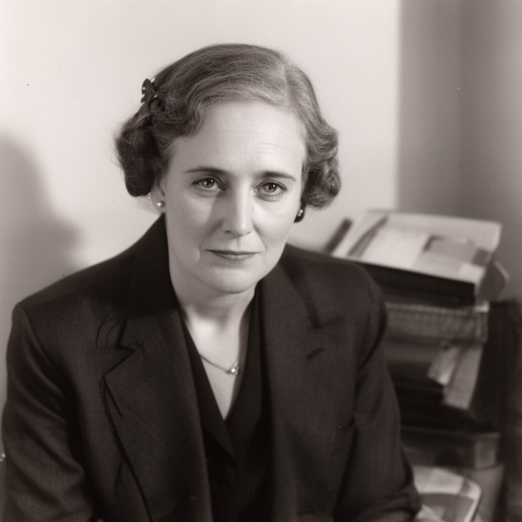 AI-generated illustration of Edith Foster Dulles