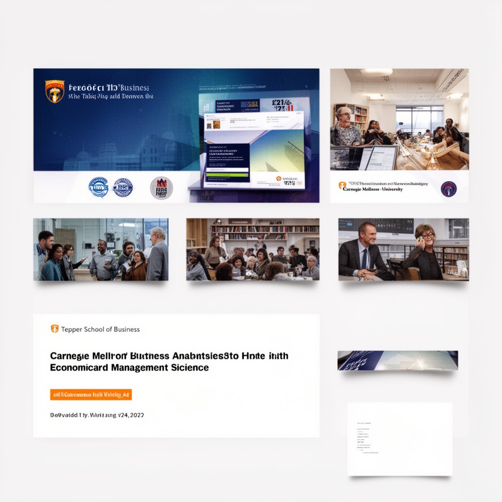 AI-generated illustration of Tepper School of Business