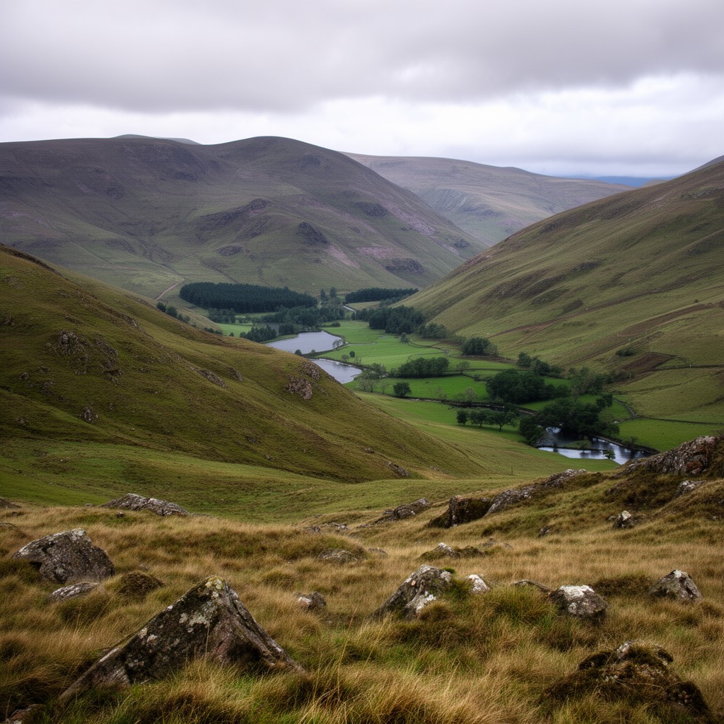 AI-generated illustration of Moffat Hills